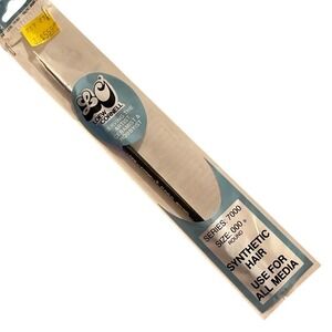 Vintage Loew-Cornell Artist Paint Brush Miniature Series 7000‎ Size 000 B Round